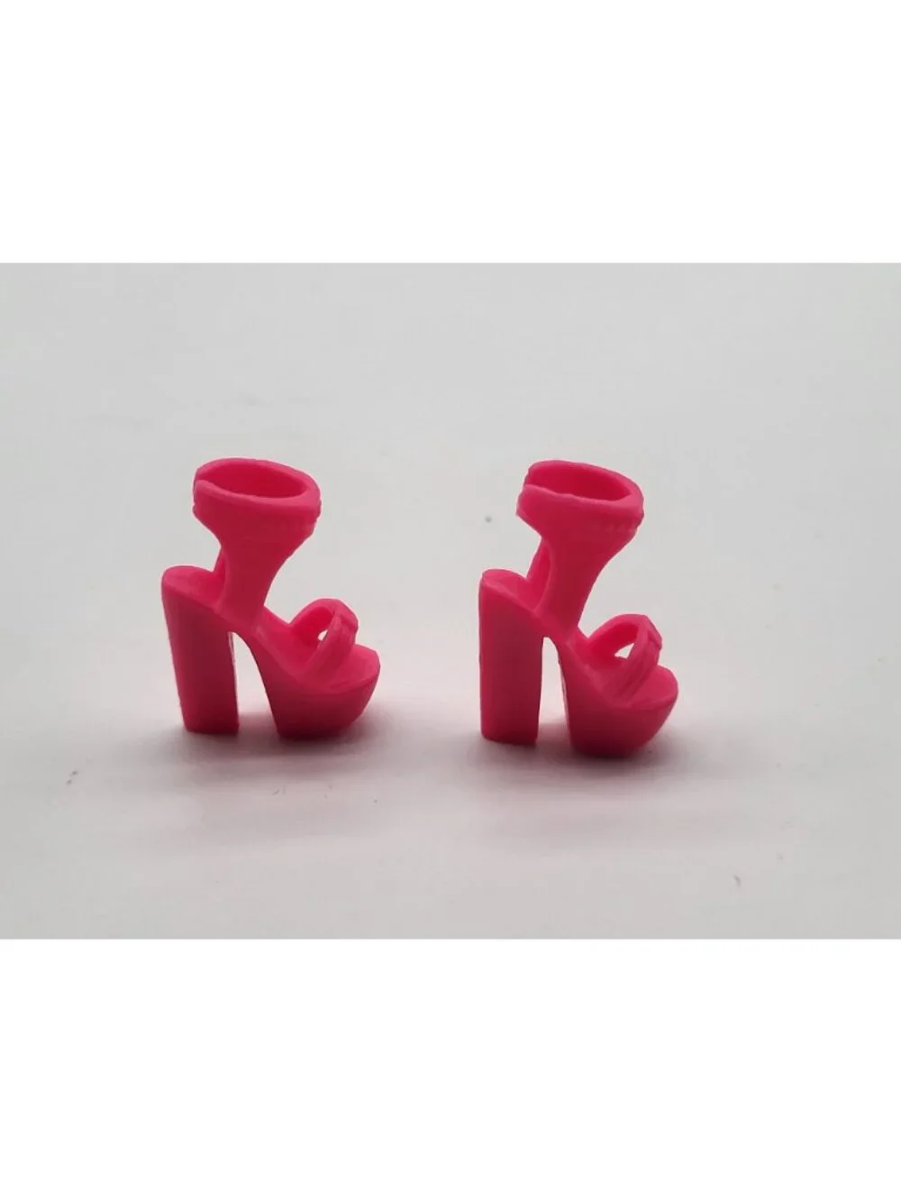 Barbie Doll Fashion Shoes Pink Platform Heels Blue Sandals Teacher White Flats
